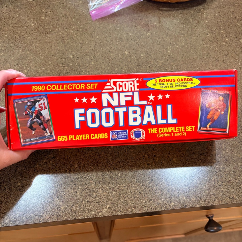 1990 Score NFL Football Collector Set Series 1 & 2 Player Cards